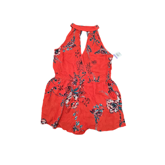NWOT Band of Gypsies Floral Romper Size L Red - Picture 3 of 12